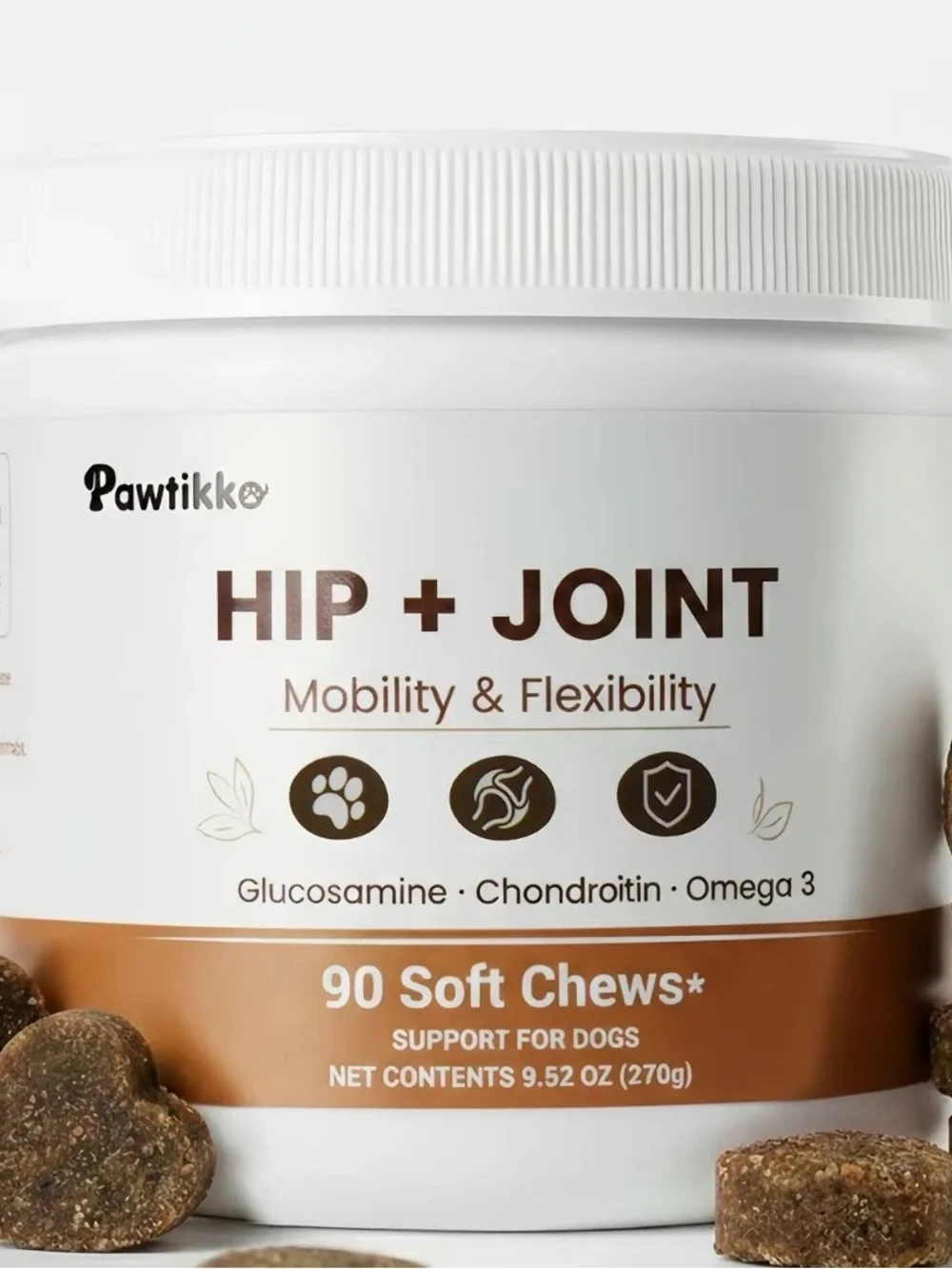 Daily Multi 11-in-1 Daily Support Soft Chews - White/Gold